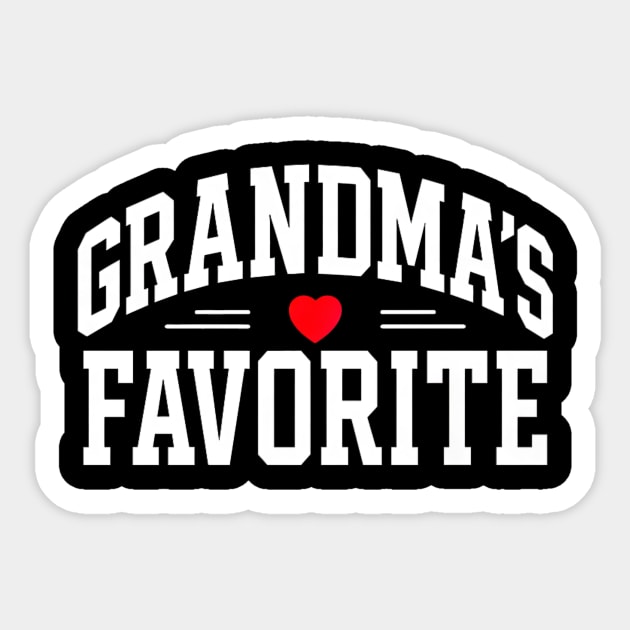 Grandmas Favorite Funny Sticker by yangho